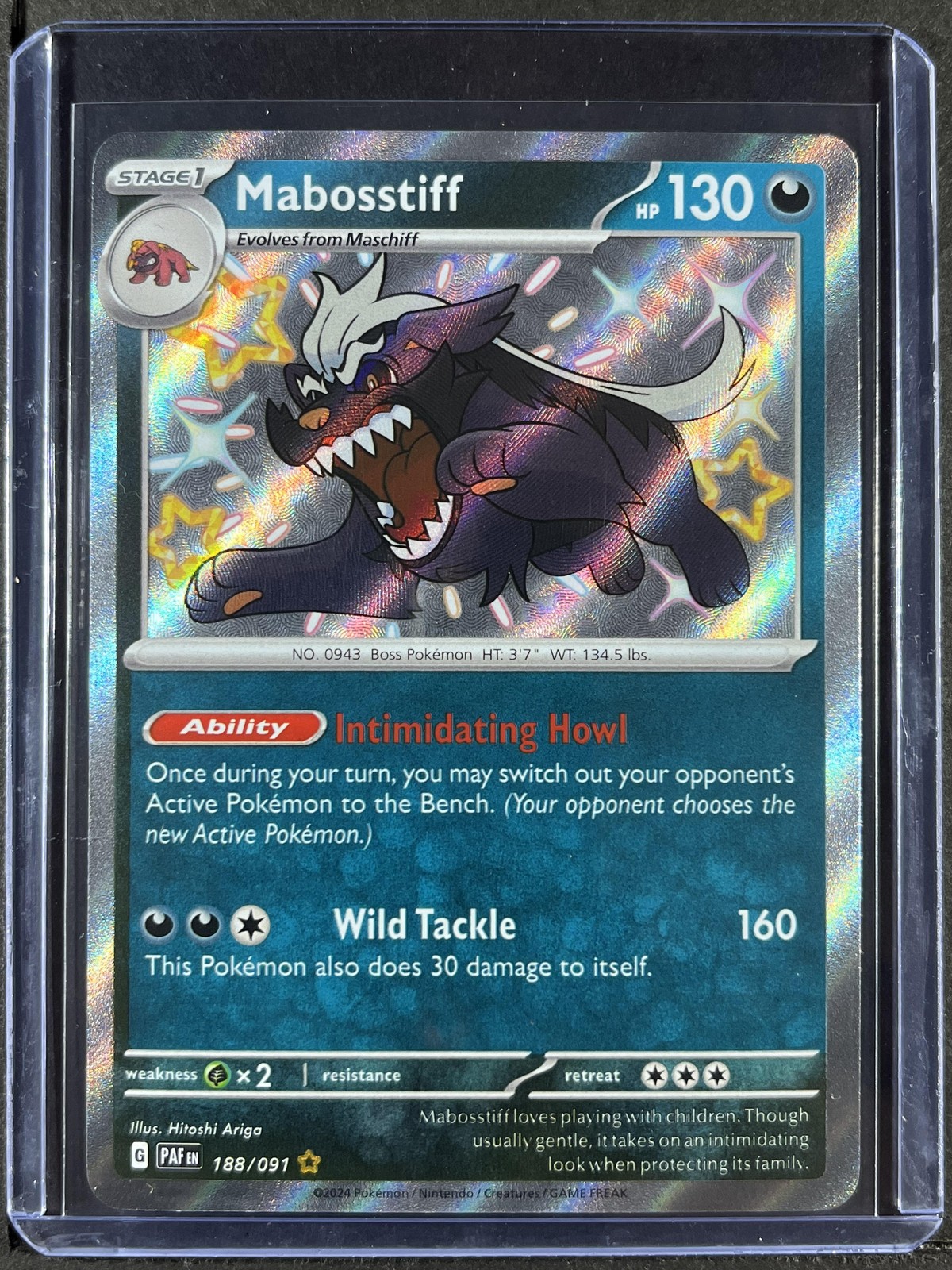 Mabosstiff #188/091 SV: Paldean Fates 250001