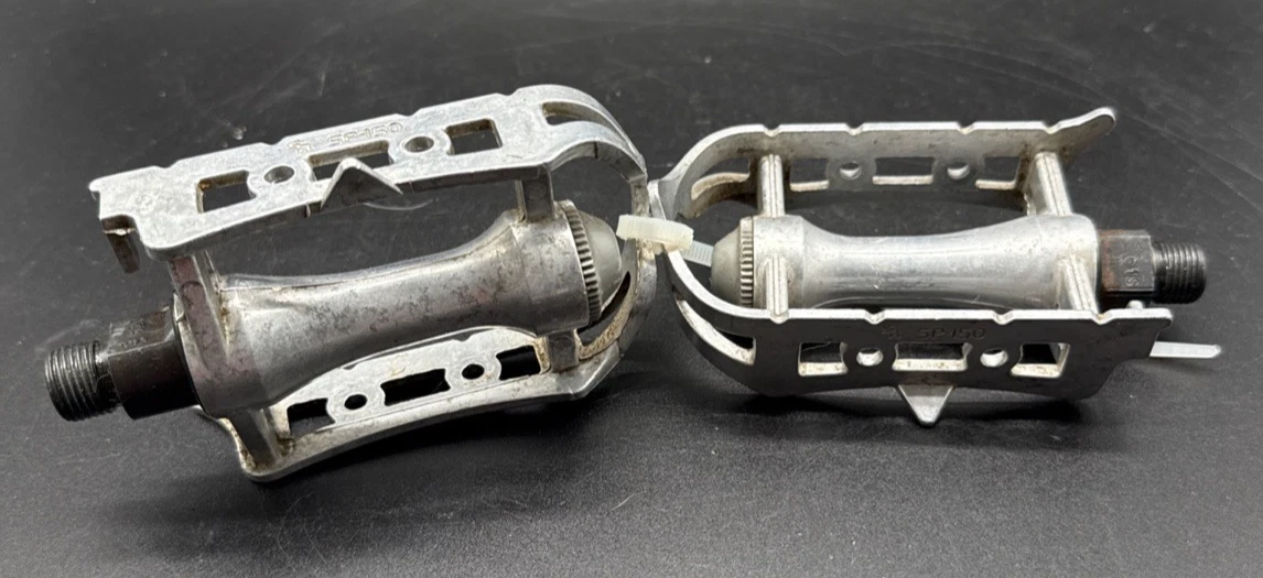 Pédales SR SP-100 en aluminium filetage 9/16x20 vélo vintage