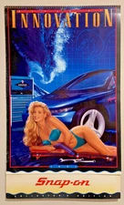 1993 Snap-On Tools Pin Up Wall Calendar Man Cave Garage Decor
