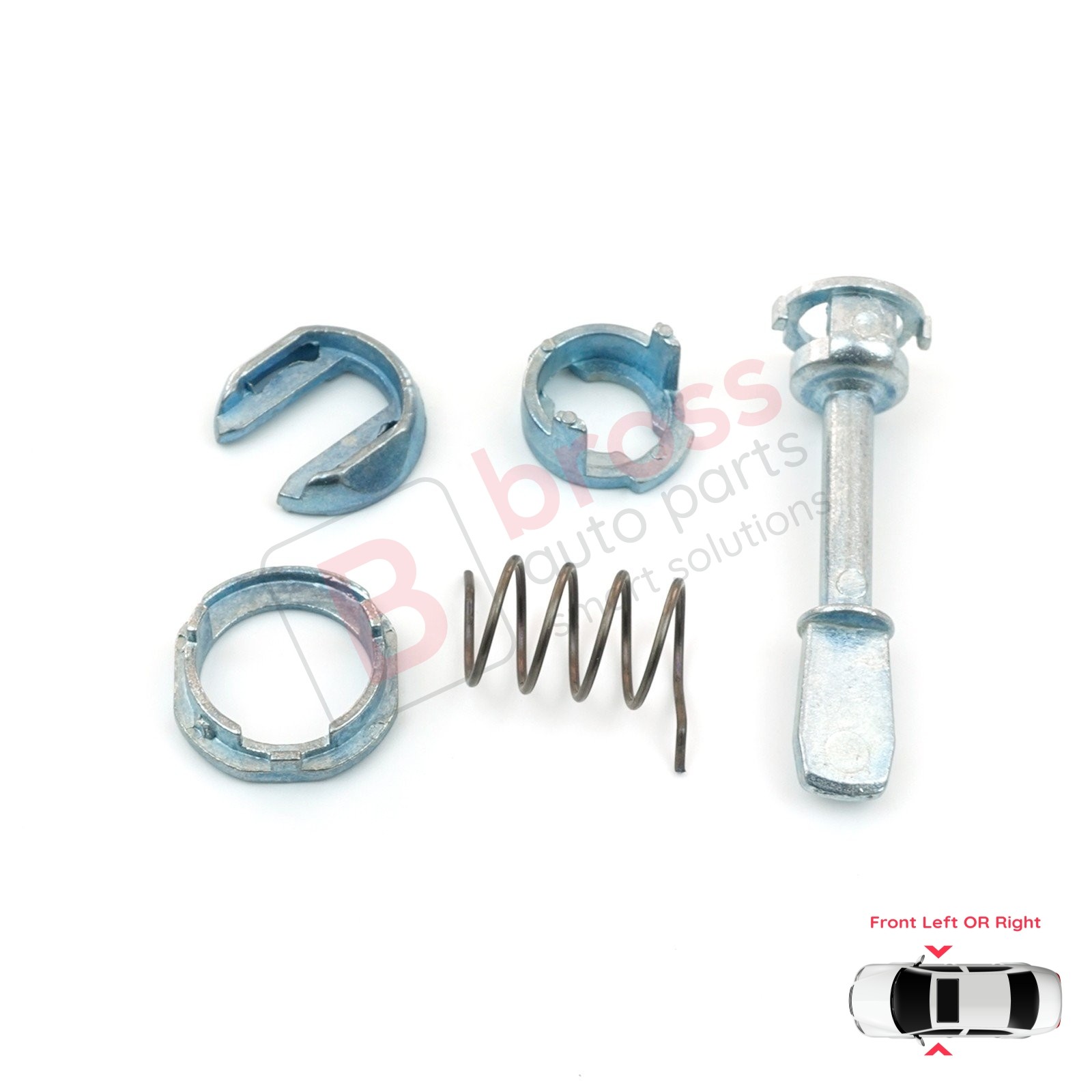 Front Door Lock Barrel Repair Kit 51.5 mm for Seat Leon 1M 1999-2006 3B0837167
