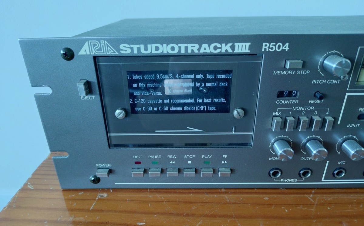 Aria Studiotrack III - 4 Track Cassette Recorder | eBay