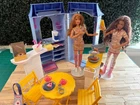 Vintage 1998 BARBIE Bake Shop & Cafe Play Set #67316 Mattel MOSTLY COMPLETE