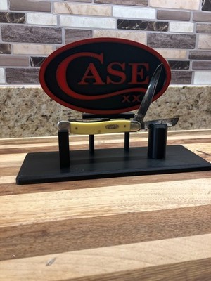 Case XX Knife Display Stand 3D Printed Holder Fits Trapper Stockman Pocket Knive