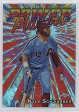 2025 Topps Chrome Logofractor Edition Power Players Kyle Schwarber #PP-15 1co7