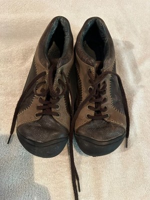 Keen Briggs Walking Sneakers Brown Leather Shoes Men's Size 8.5 US