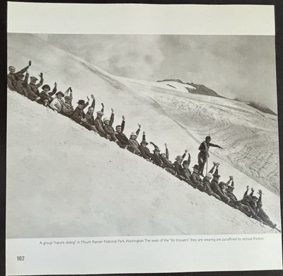 Book Clipping Photo Nature Sliding Mount Rainier 1917