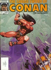 Savage Sword of Conan #124 FN 6.0 1986 Stock Image