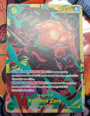 Roronoa Zoro OP06-118 Learn Together Deck Promo One Piece Card
