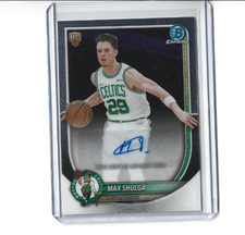 2025-26 Bowman Chrome Prospect Auto Autograph Max Shulga Boston Celtics