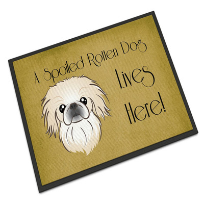 Caroline'S Treasures Carolines Treasures Bb1469Jmat Pekingese Spoiled Dog Lives