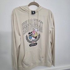 Hello Kitty and Friends Women's Graphic Pullover Hooded Sweatshirt Size XL