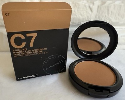MAC Studio Fix Powder Plus Foundation Shade C7 Full Sz 15g