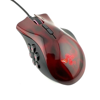 Razer Naga Hex Wraith Red Laser Gaming Mouse (RZ01-0075)