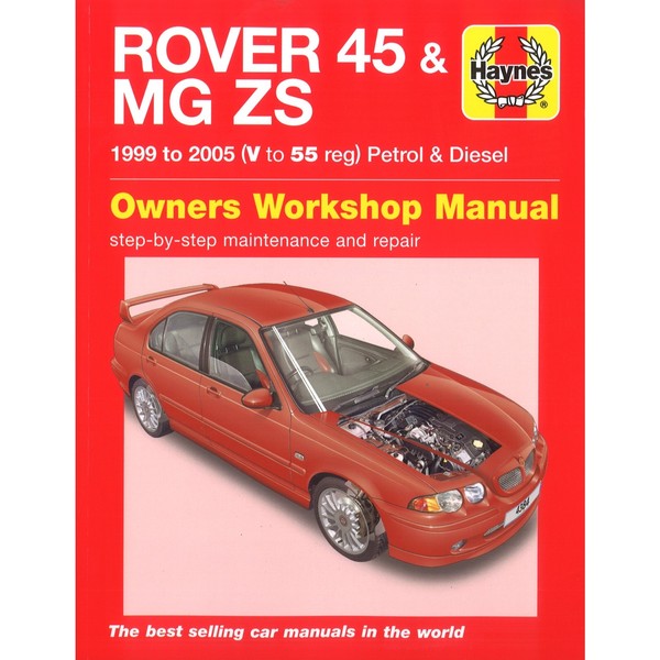 Rover 45 & MG ZS 1999-2005 1396Cc 1796Cc 1997Cc 1994Cc Reparaturhandbuch Haynes-image
