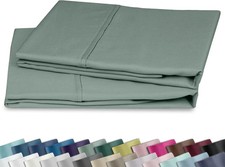 Standard Queen Size Pillowcase Set - 400 Thread Count, 100 Cotton Sateen, Set o