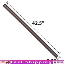 Steel Patio Umbrella Lower Pole Replacement Durable Brown Coated 1.5in Dia New