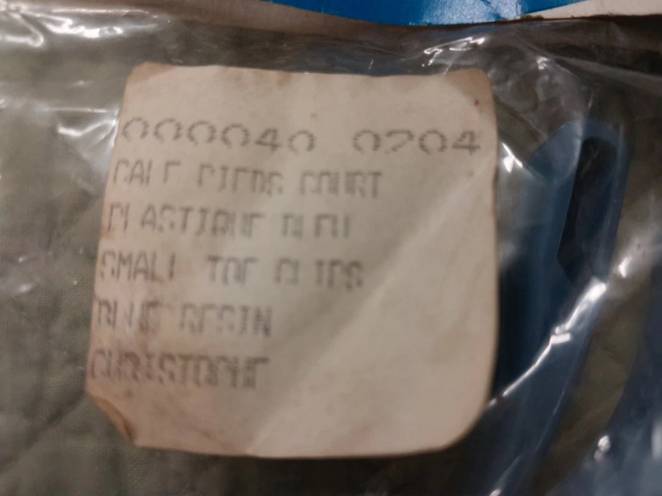 NOS Christophe Toe Clips Racing Light Road Bike Pedals France Blue Resin (Small) - Image 3 of 3