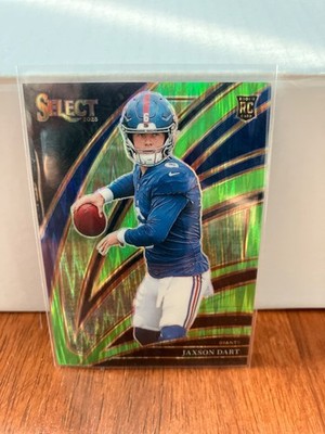 2025 Panini Select - Club Level Jaxson Dart #293 Neon Green Shock Prizm /699  