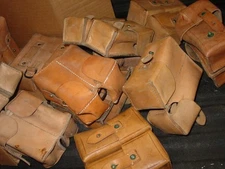 Original Yugo Double Military Ammo Pouch M48 Mauser Strong Thick  Leather .