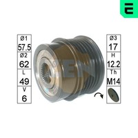 Generatorfreilauf ERA ZN6013 FüR Jeep Cherokee KJ Wrangler 3 JK KK CRD 4X4 4 RG