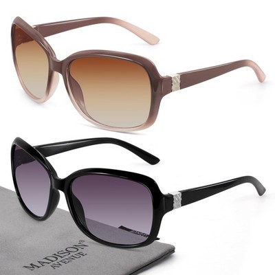 Madison Avenue Classic Vintage For Women Fashion Sun Glasses Uv400 Protection