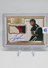 2023-24 UD THE CUP  Brock Faber SPLENDOR Rookie Gold Patch AUTO /49