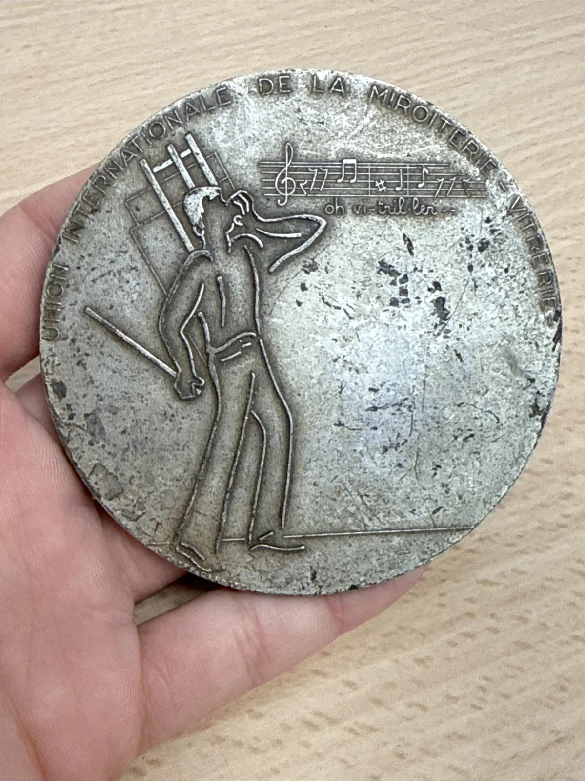 Médaille Union Internationale De La Miroiterie Vitrerie 