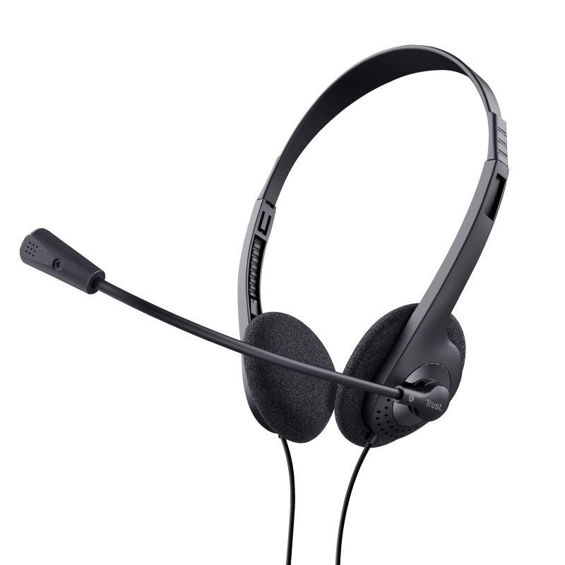 24659 cuffia e auricolare cablato a padiglione musica e chiamate nero - Immagine 3