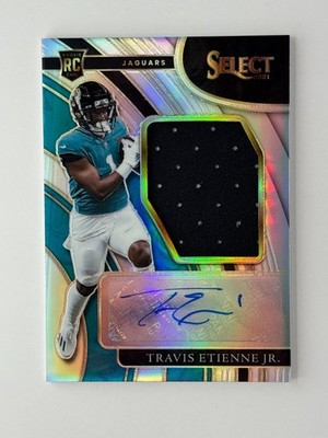 2021 Panini Select Travis Etienne Jr Patch Auto /99 #JRS-TET - Jags