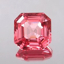 Natural Padparadscha Sapphire Cushion Cut 10.5 Ct Certified Loose Gemstone