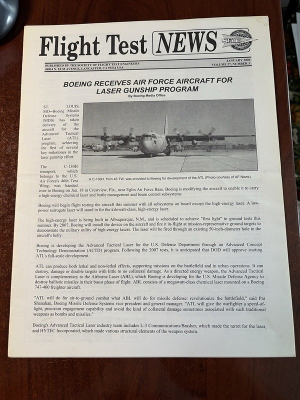 Flight Test News Society of Flight Test Engineers January 2006