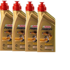 4 LITRI CASTROL POWER 1 2T OLIO MISCELA  SEMISINTETICO