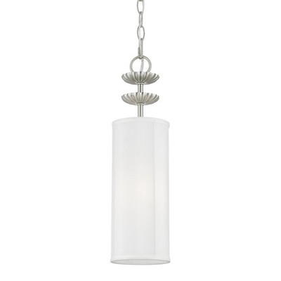 Livex Lighting 42981 Brookdale 5''W Taper Candle Mini Pendant - Nickel