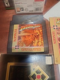 Indiana Jones and the Temple of Doom Nintendo NES Tengen Version W/ Manual Box