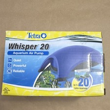 Tetra Whisper 20 Aquarium Air Pump for 20 Gallon Tanks All Water MAKE OFFER 