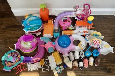 Lg Lot Zhu Zhu Pets ZuZu Accessories Pizza Salon Car 2 FurReals READ over 140pc
