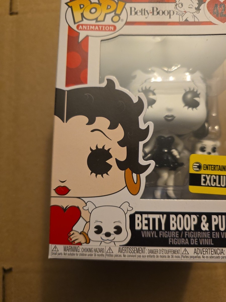 Funko Pop! Vinyl: Betty Boop (w/ Pudgy) (Black and White