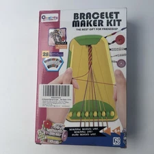 Friendship Bracelet Maker Kit – DIY Craft Set with 28 Pre-Cut Threads & Tools