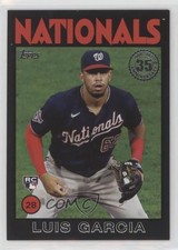 2021 Topps 1986 Baseball 35th Anniversary Series 2 Blue Luis Garcia #86B-40 ng3