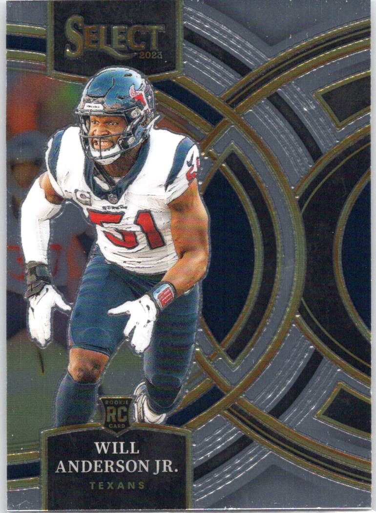 2023 Panini Select #125 Will Anderson Jr. Silver Prizms