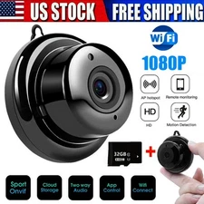 Mini Camara Oculta Espia De Seguridad WiFi 1080P Inalambrica Con Audio Video US