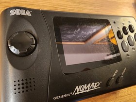 Sega Genesis Nomad Console With Games & AC Cord! Tested & Working!
