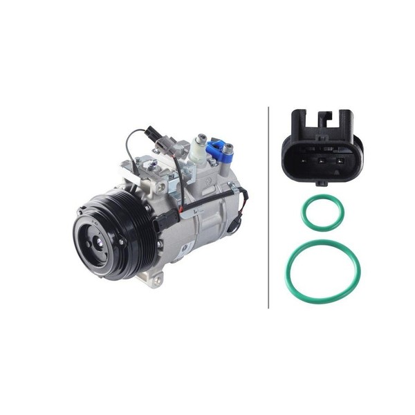 Hella Kompressor, Klimaanlage 8FK 366 200-421 >>> Easy2Fit <<< FüR MERCEDES-BENZ-image