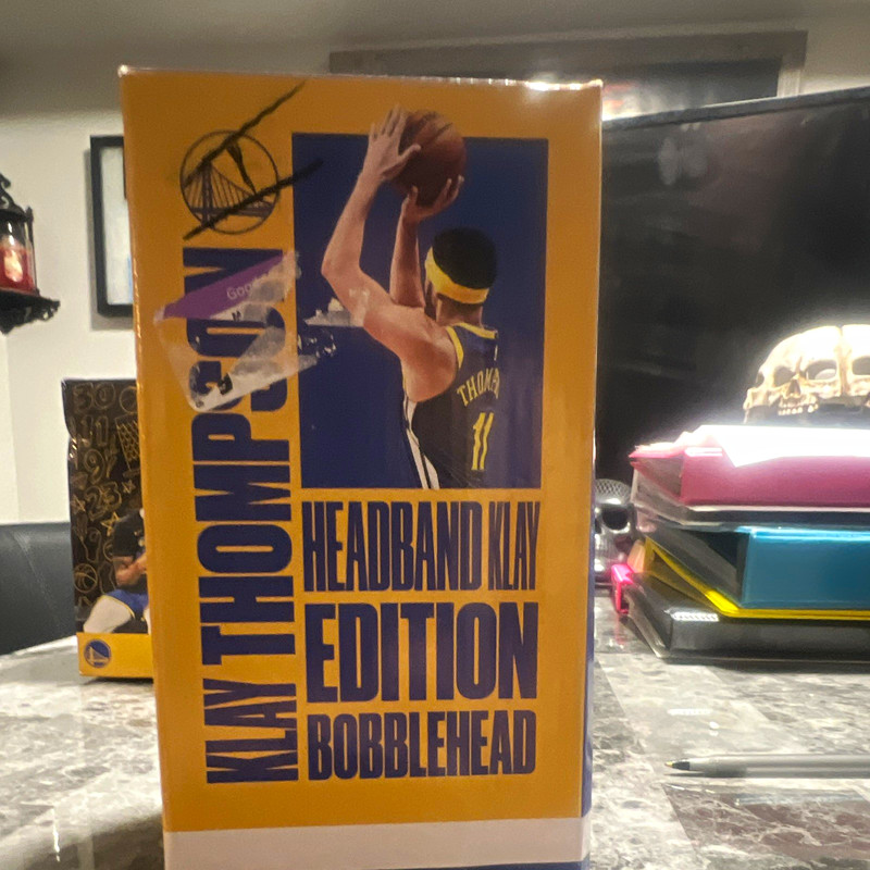 Lucky Klay Thompson "Headband Klay Edition" Bobblehead, Warriors NBA