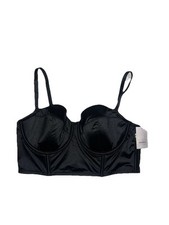 Auden womans bra/bralette black size L Large underwire NEW
