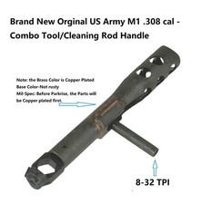 Deluxe 30 Cal Rifle Cleaning Tool Handle 8-32 Tpi Gi Issue Parts 7790769