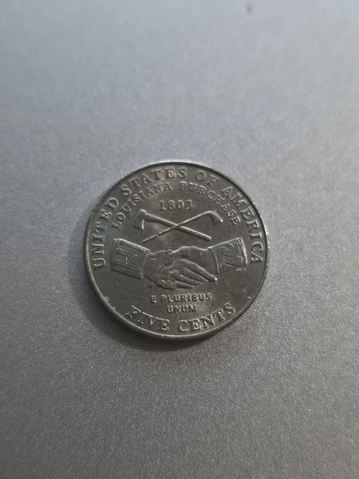 2004 US JEFFERSON 1803 LOUISIANA PURCHASE Bicentennial NICKEL UNCIRCULATED RARE - Image 2 of 2