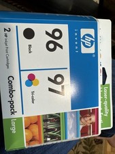 Genuine HP 96 Black 97 Tri-color Ink Cartridge Combo Pack Sealed Exp 2005