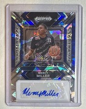 2024 Prizm Draft Picks Mercy Miller Sensational Signatures CrackedIce Auto 30/75