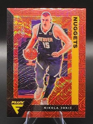 2020-21 Panini Flux - Nikola Jokić #43 Red Mojo Prizm /49